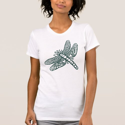 Dragonfly _ Black and White II T_Shirt