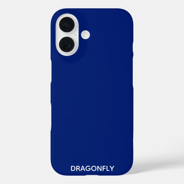 Dragonfly blue color name Case-Mate iPhone case (Back)