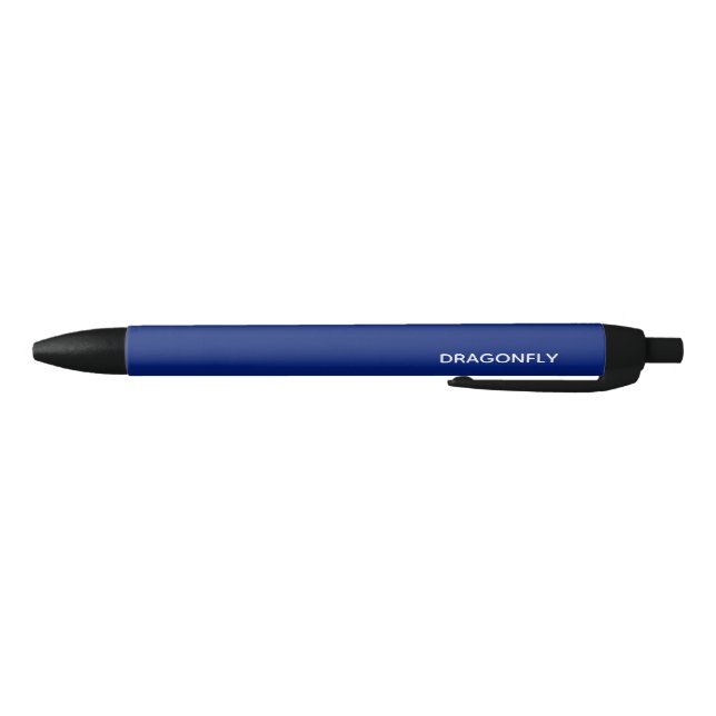 Dragonfly blue color name pen (Bottom)