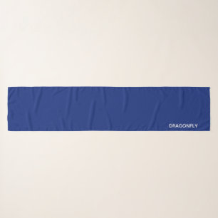 Dragonfly blue color name scarf