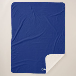 Dragonfly blue color name sherpa blanket