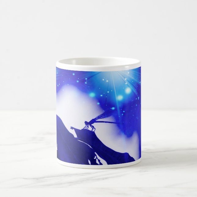 Dragonfly Blues Color Morph Mug (Center)