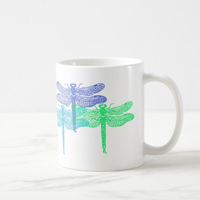 Dragonfly Blues Mug (Right)