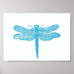 Dragonfly Blues Print