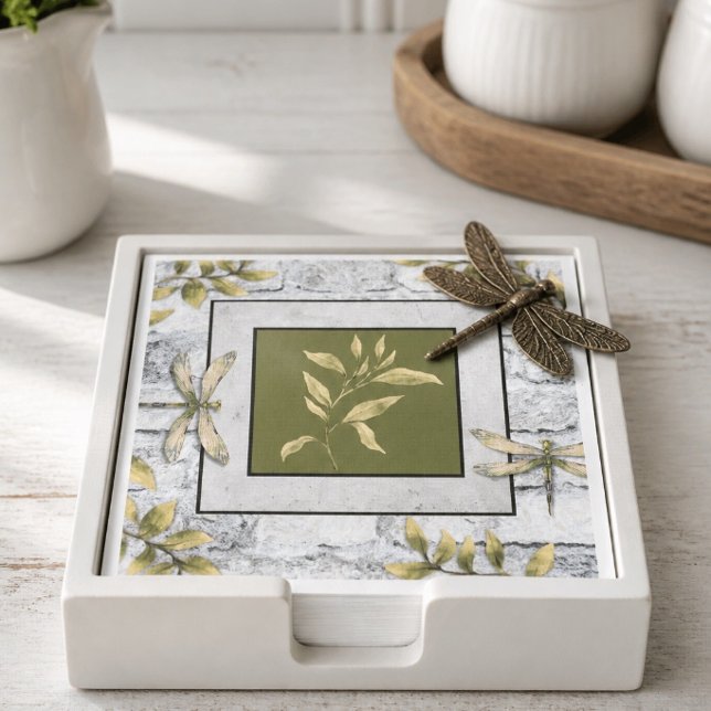 Dragonfly Botanic Paper Napkin (Creator Uploaded)