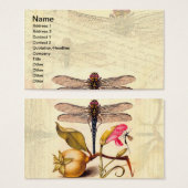 Dragonfly Botanical Nature Wildlife (Front & Back)