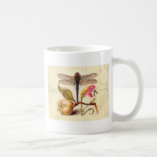 Dragonfly Botanical Nature Wildlife Hoefnagel Art Coffee Mug