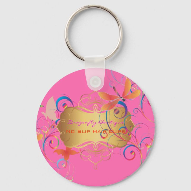 Dragonfly Boutique Keychain (Front)