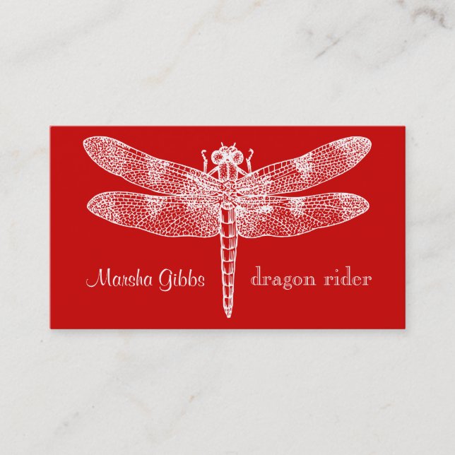 Dragonfly Business Card (Front)