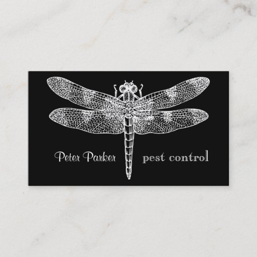 Customizable Dragonfly Business Card