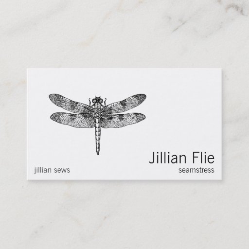 Customizable Dragonfly Business Card Template