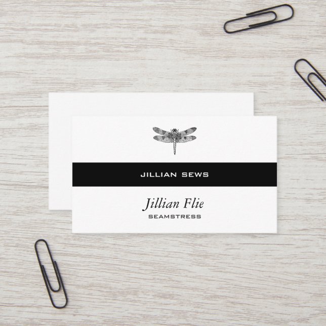 Dragonfly Business Card (Front/Back In Situ)