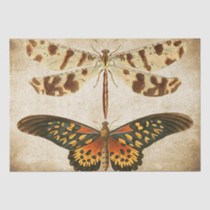 Dragonfly Butterfly decoupage Tissue Paper