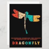 dragonfly canvas print | Unique gift idea (Front/Back)