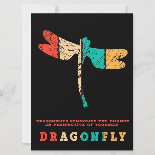 dragonfly canvas print | Unique gift idea (Front)