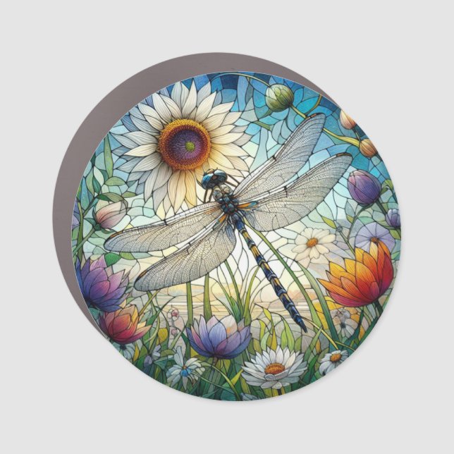 Dragonfly Car Magnet (Front)