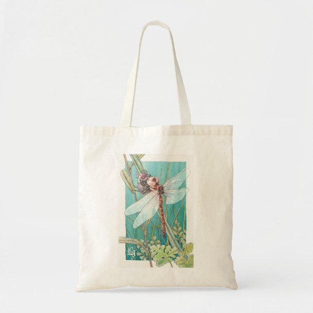 Dragonfly card 6 tote bag (Front)