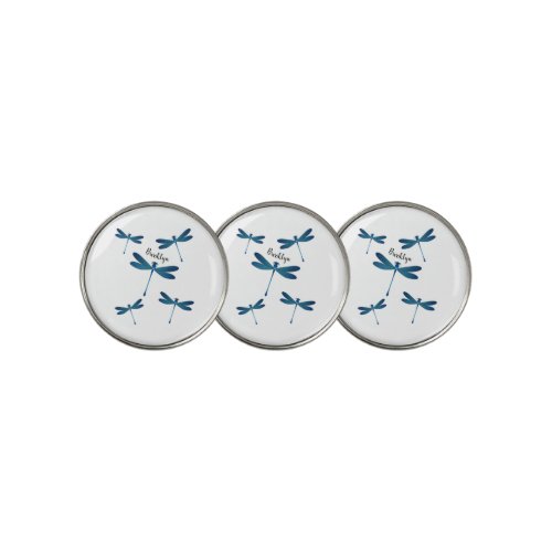 Dragonfly cartoon illustration  golf ball marker