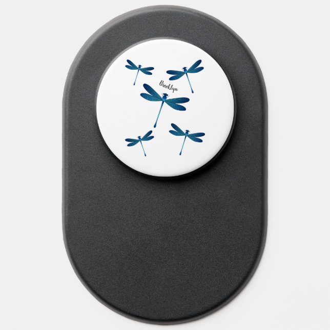 Dragonfly cartoon illustration  PopSocket (Popsocket)