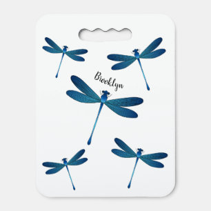 Dragonfly cartoon illustration seat cushion