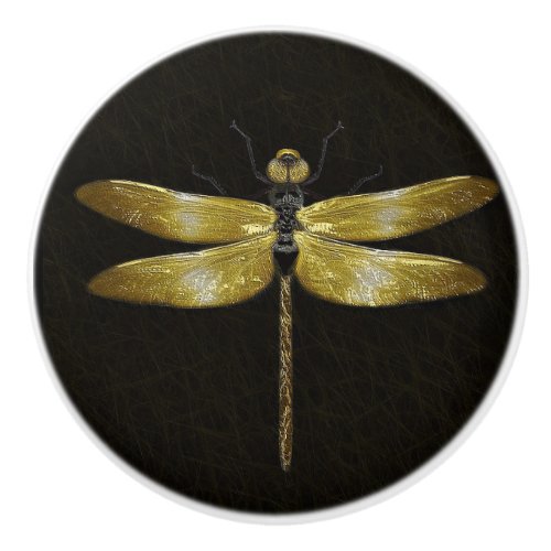 Dragonfly Ceramic Knob