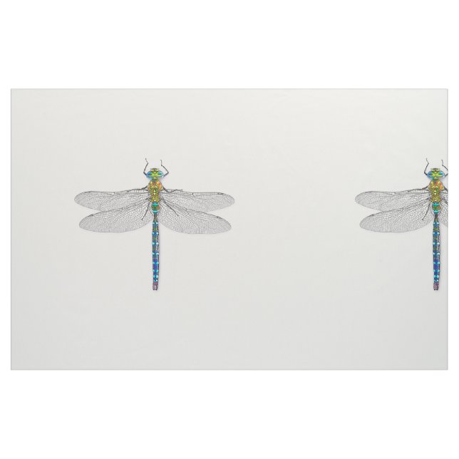 Dragonfly—choose color background! fabric (Fat Quarter)