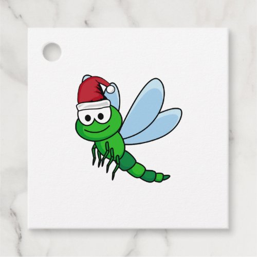 Dragonfly Christmas dragonfly  Favor Tags