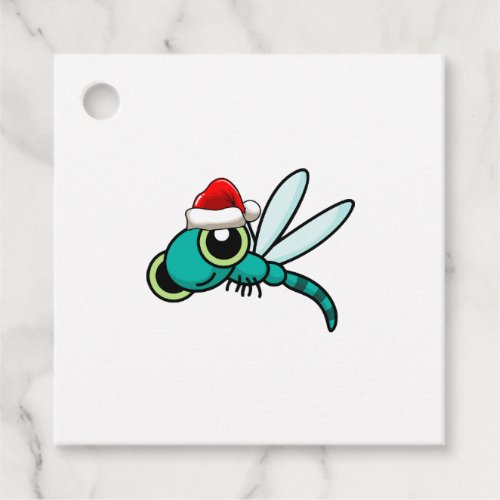 Dragonfly Christmas dragonfly Favor Tags