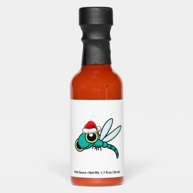 Dragonfly Christmas dragonfly Hot Sauces (Front)
