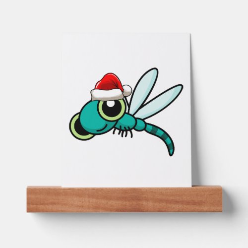 Dragonfly Christmas dragonfly Picture Ledge
