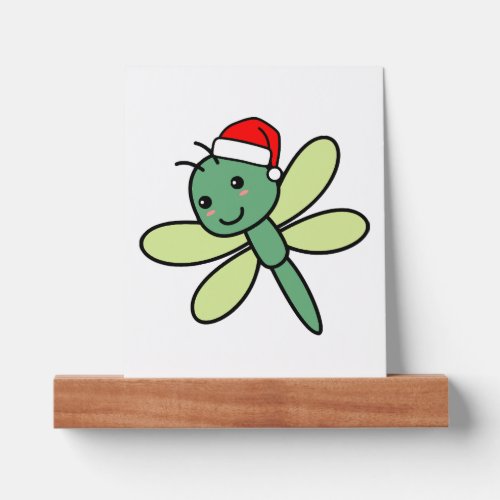 Dragonfly Christmas dragonfly Xmas Picture Ledge