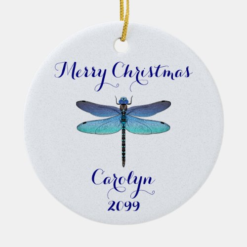 Dragonfly Christmas Ornament