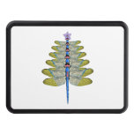 Dragonfly Christmas Tree, Christmas insect Lover Hitch Cover