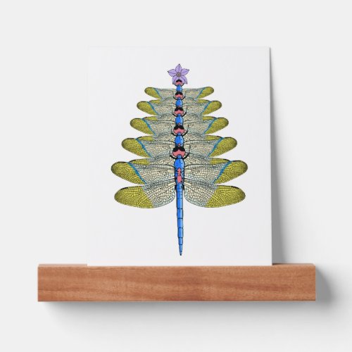 Dragonfly Christmas Tree Christmas insect Lover Picture Ledge