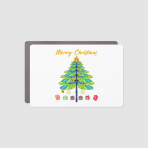 Dragonfly Christmas Tree Gift Car Magnet