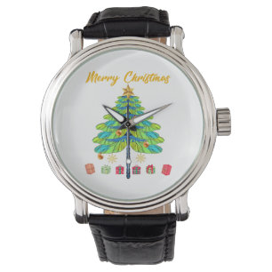 Dragonfly Christmas Tree Gift Watch