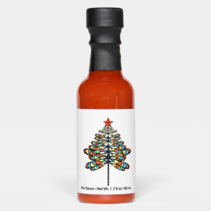 dragonfly christmas tree hot sauces
