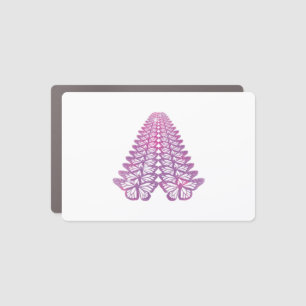 dragonfly christmas tree shirt butterfly car magnet