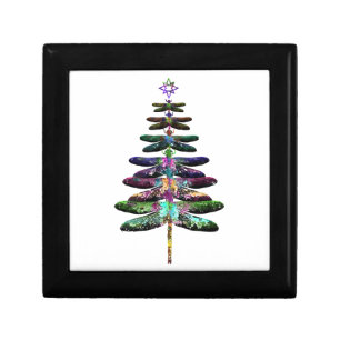 Dragonfly Christmas Tree Shirt Insect Lover Xmas C Gift Box