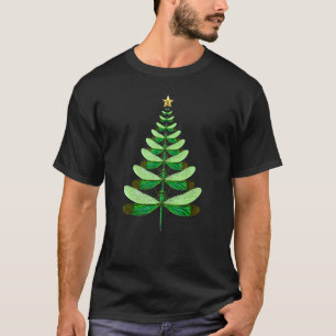 Dragonfly Christmas Tree Xmas Dragonflies Bugs Ins T-Shirt