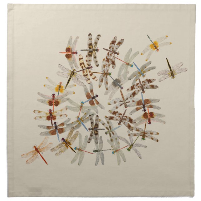 Dragonfly Cloth Napkin #7 of 8 Mix & Match (Front)