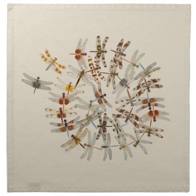 Dragonfly Cloth Napkin #8 of 8 Mix & Match (Front)