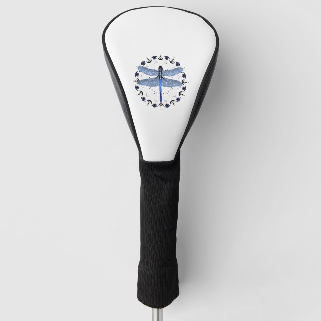 Dragonfly Clothing Dragonfly Sweatshirt Mandala Golf Head Cover (Front)