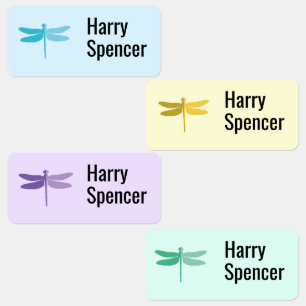 Dragonfly Clothing Labels for the kids