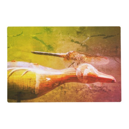 Dragonfly Co Pilot Insect Abstract Placemat