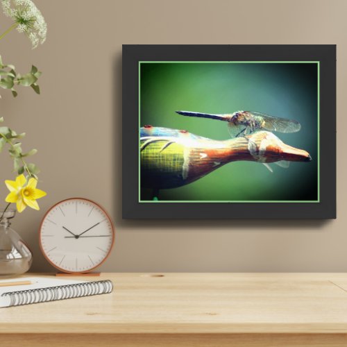 Dragonfly Co Pilot Insect Framed Framed Art