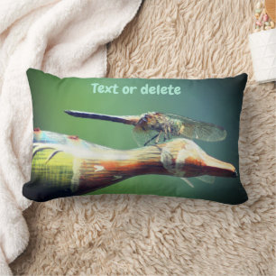Dragonfly Co Pilot Insect  Personalized Lumbar Pillow