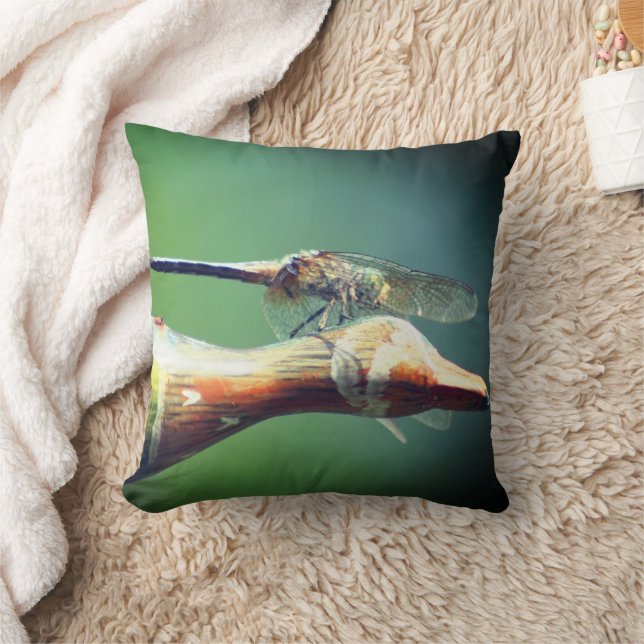 Dragonfly Co Pilot Insect Throw Pillow (Blanket)
