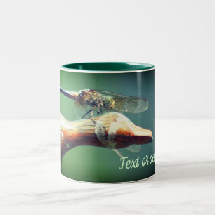 Dragonfly Co Pilot Nature Personalized Two-Tone Coffee Mug