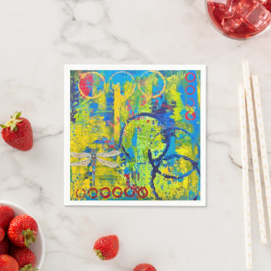 Dragonfly Cocktail Napkins